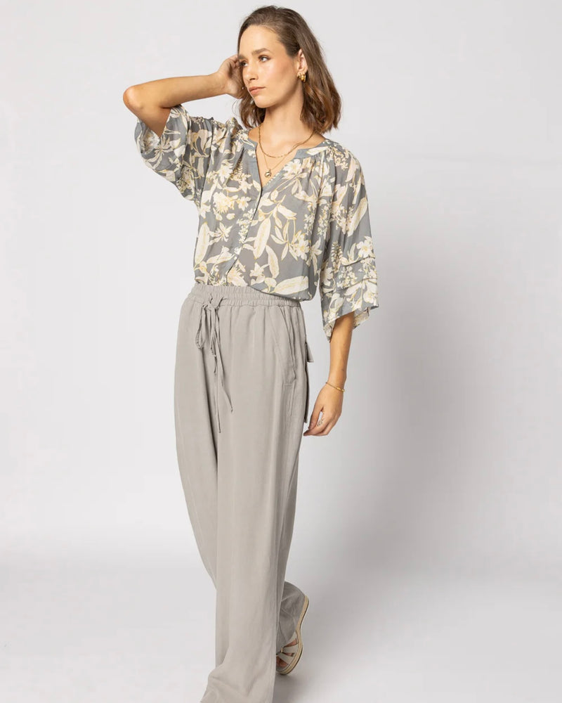 Frond Blouse - Dusk Floral