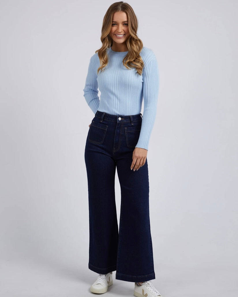 Sarah Wide Leg Jeans /Dark Blue