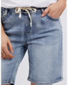 Gabby Bermuda Shorts / Mid Blue
