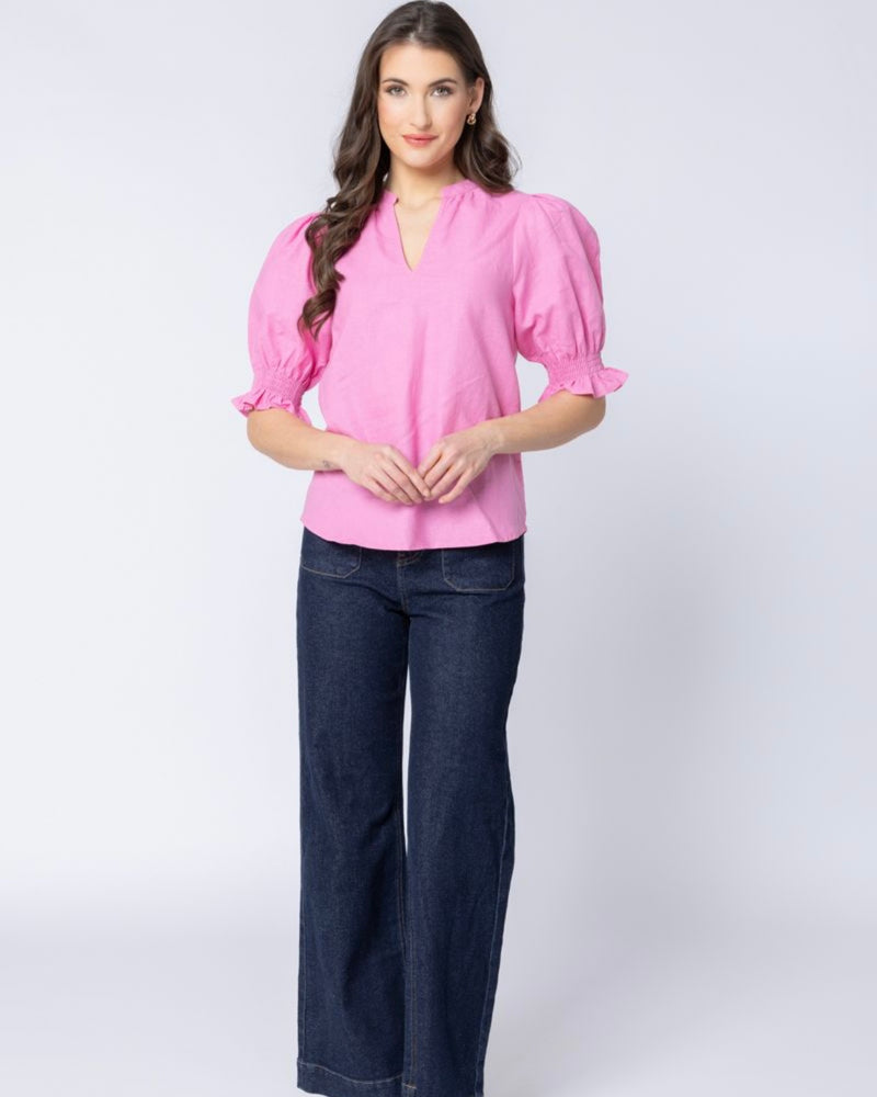 Relaxed Butterfly Top / Bubblegum