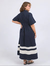 Scarlet Midi Dress / Navy
