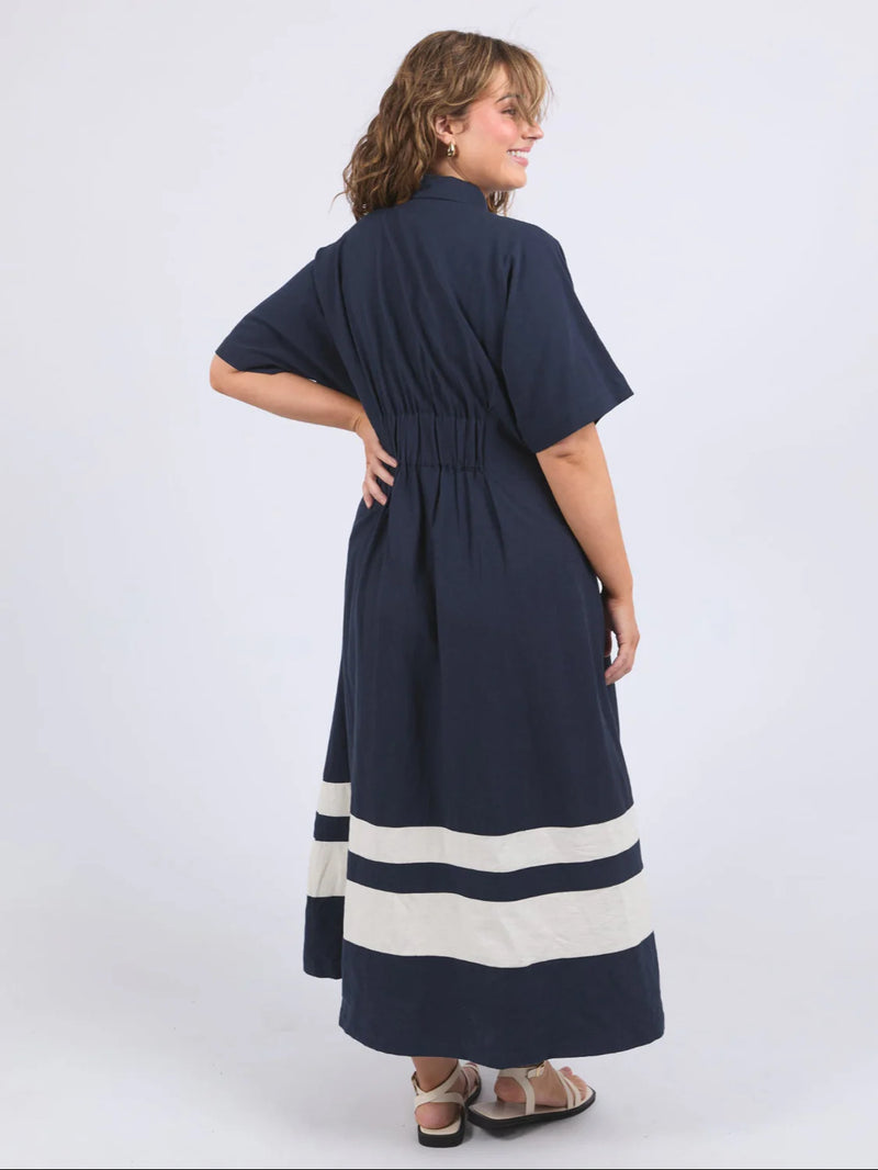 Scarlet Midi Dress / Navy