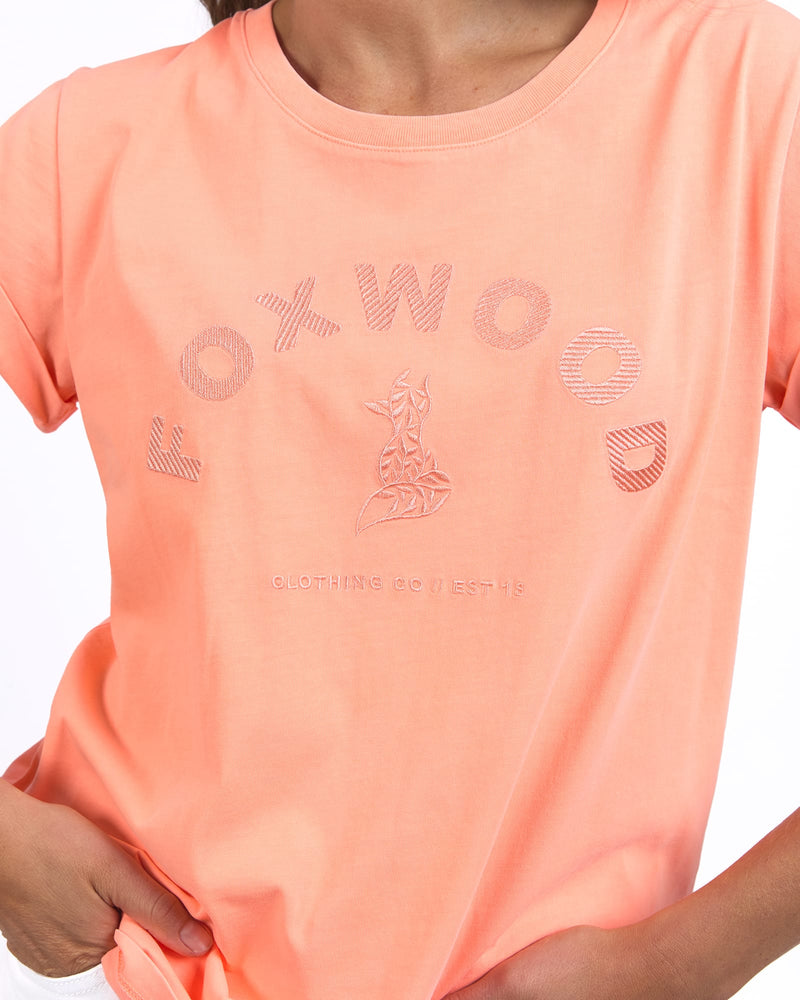 Effortless Tee - Neon Peach