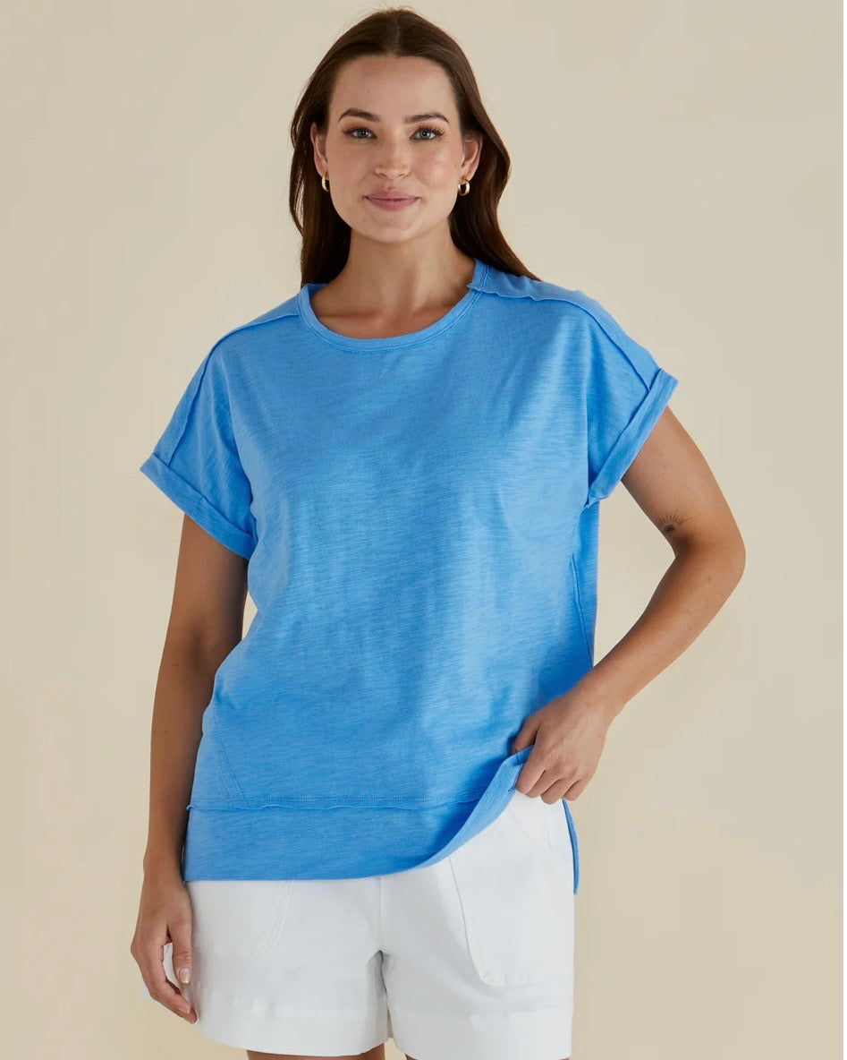 Shirley Short Sleeve Tee / Blue