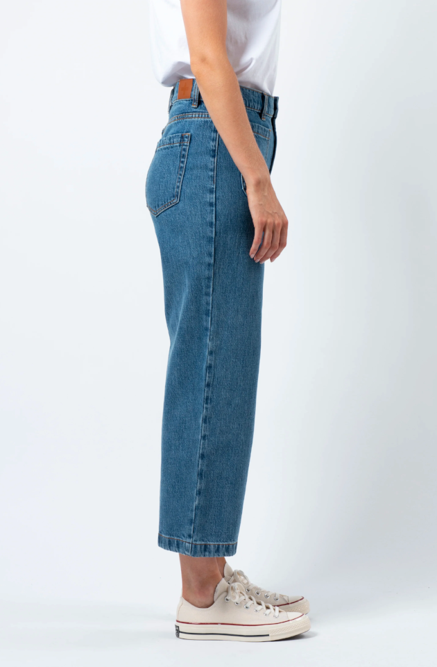 Kendall Cropped Jean / Deep Blue