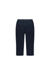Below Knee Skinny Leg Elastic Waist Pant - Ink