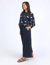 Demi Spot Top / Navy