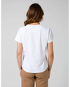 Ace Tee Leopard Cross - White