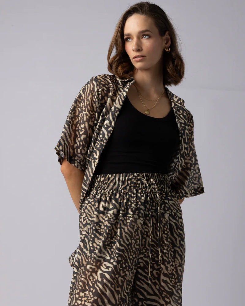 Piza Shirt - Zebra Print