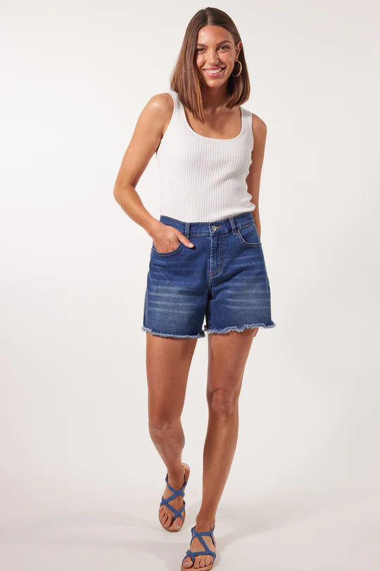 Duke Denim Shorts - Denim