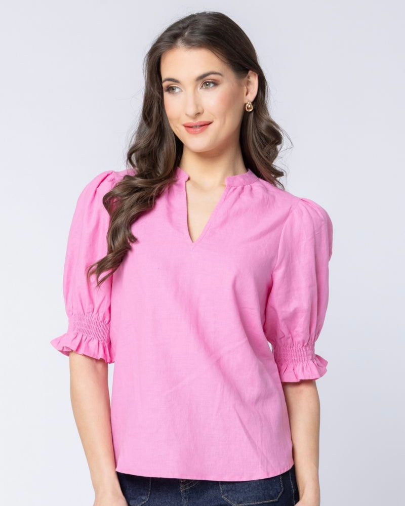Relaxed Butterfly Top / Bubblegum