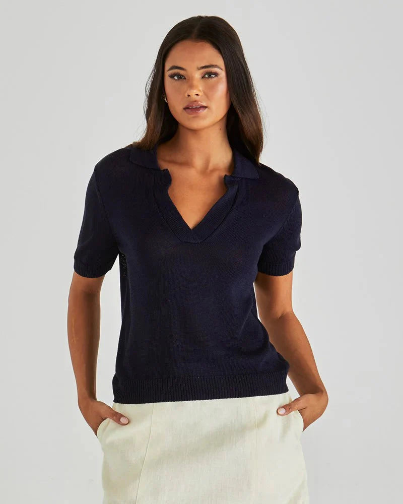 Abbie Knit / Navy