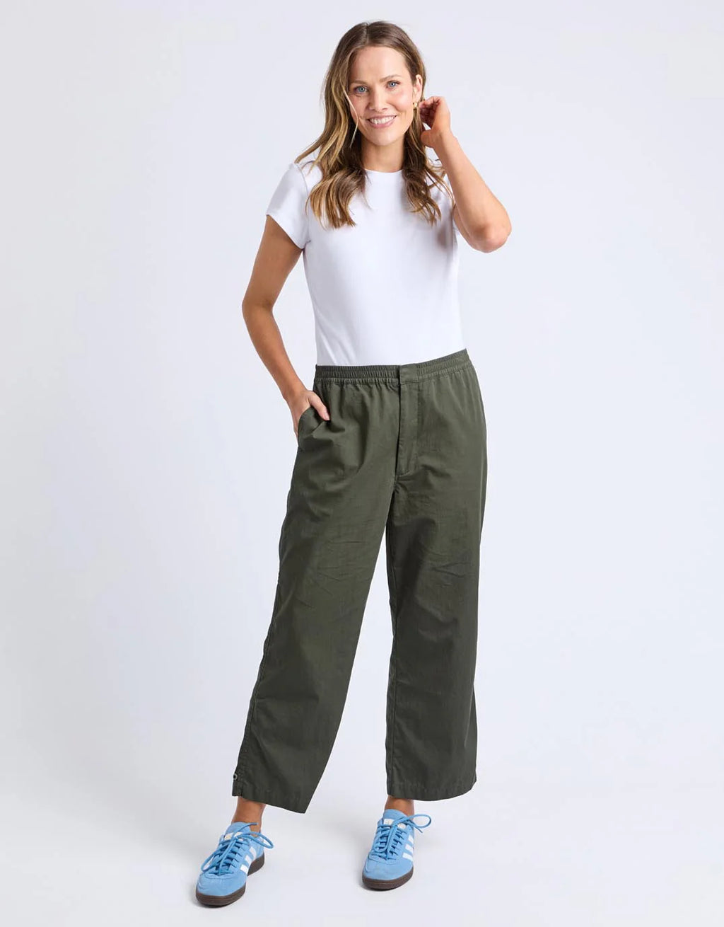 Relaxed Ankle Pant / Khaki