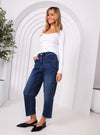 Toni Barrel Jeans / Blue