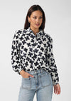 Charlotte Shirt - Navy Flower