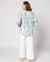 Bloom Blouse - Blue Damask