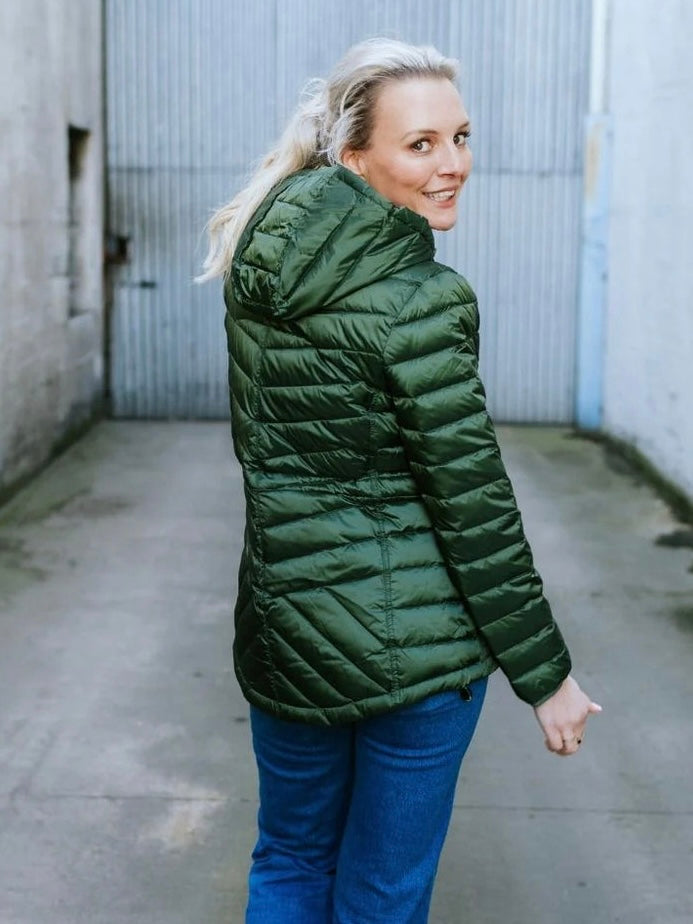 Cushla Packable Jacket / Cypress