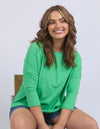 Anya L/S Tee - Spring Green