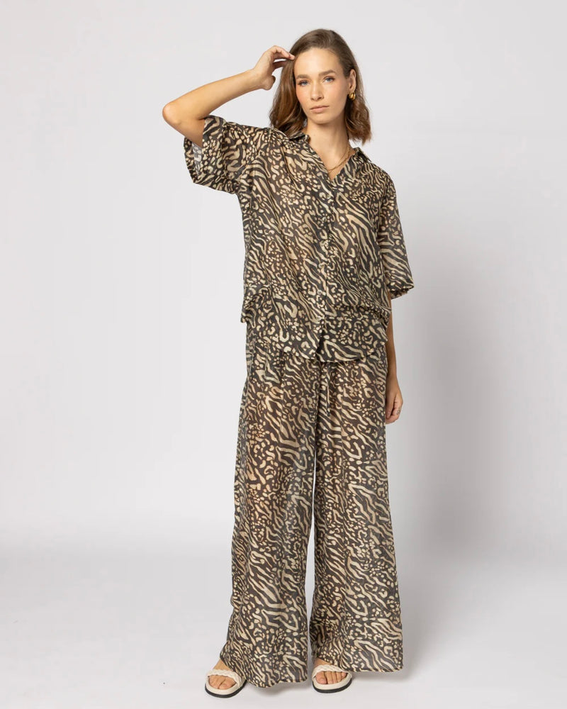 Piza Shirt - Zebra Print