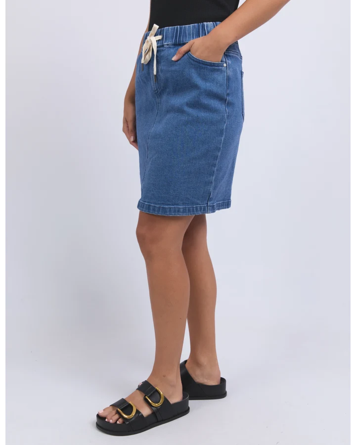 Rio Skirt / Mid Blue