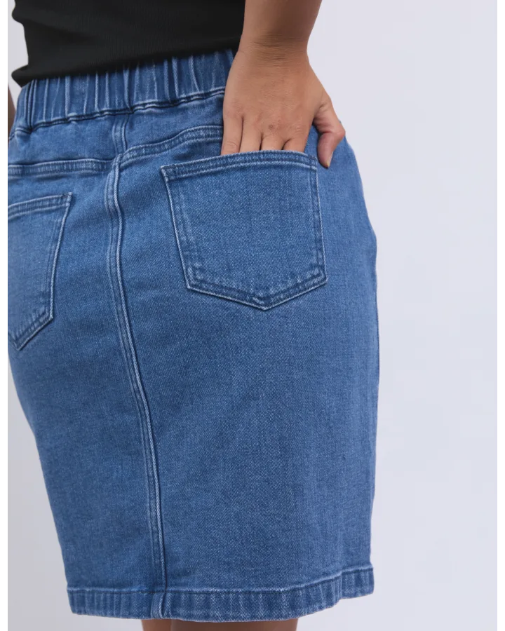 Rio Skirt / Mid Blue