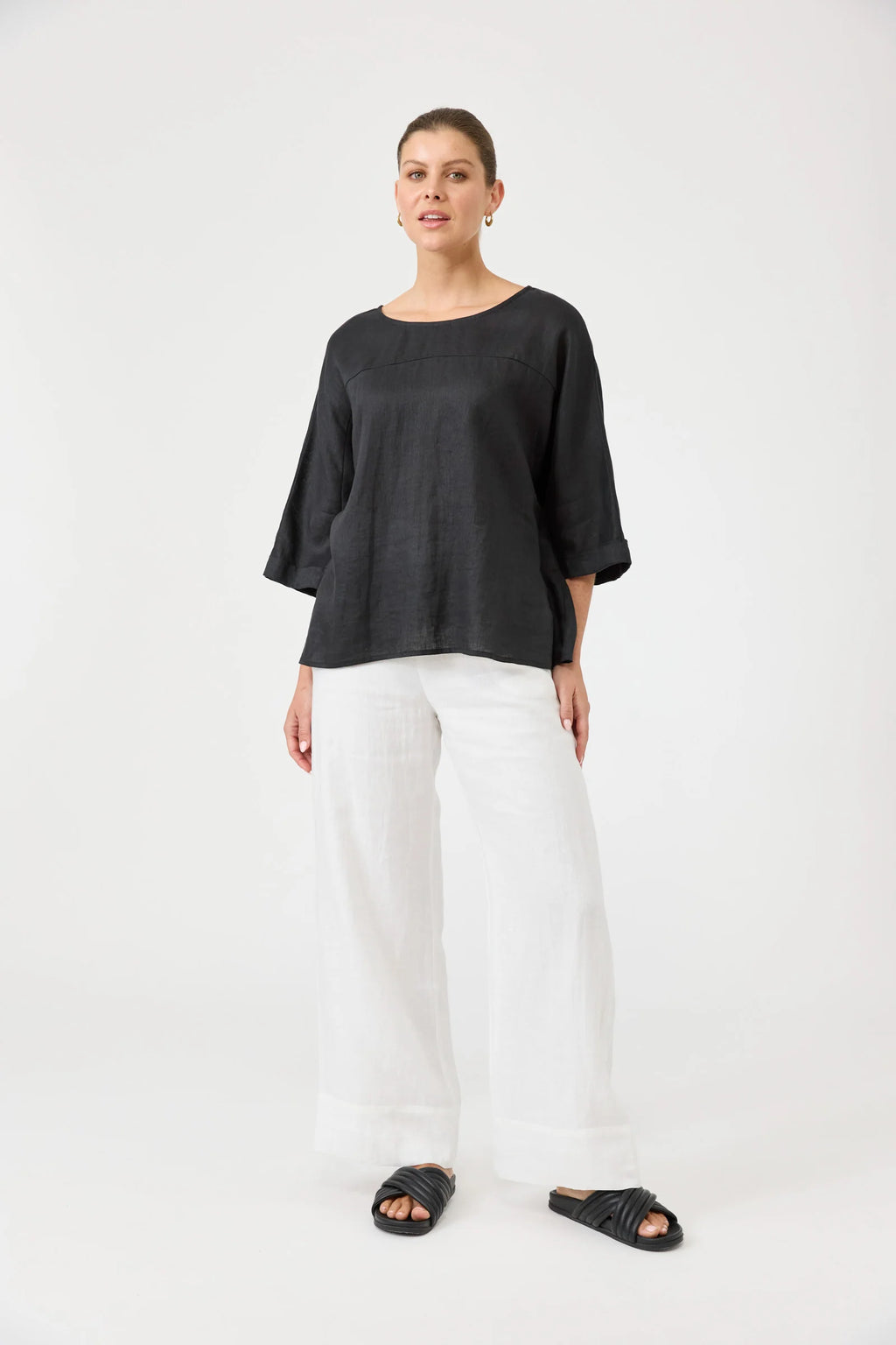 Studio Relaxed Top / Ebony