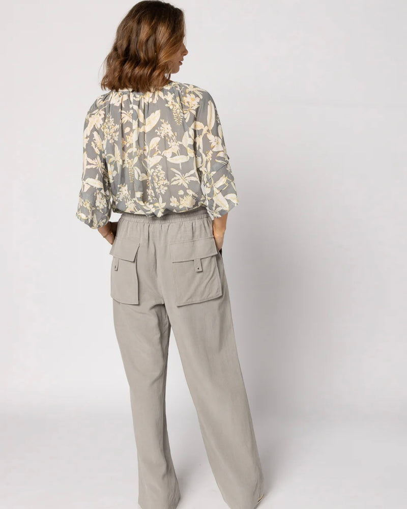 Frond Blouse - Dusk Floral