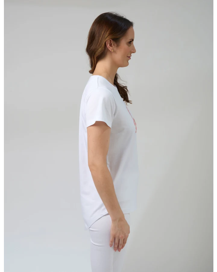 Classic Tee Strawberry Scoop / White