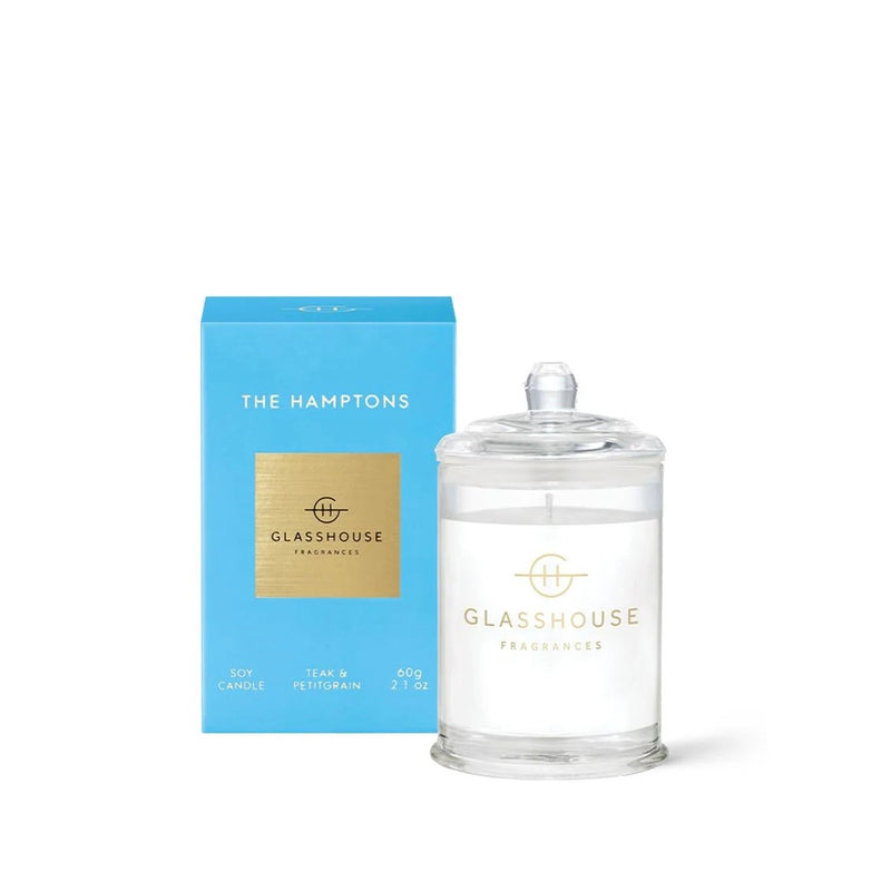 60g Candle - The Hamptons - TEAK & PETITGRAIN