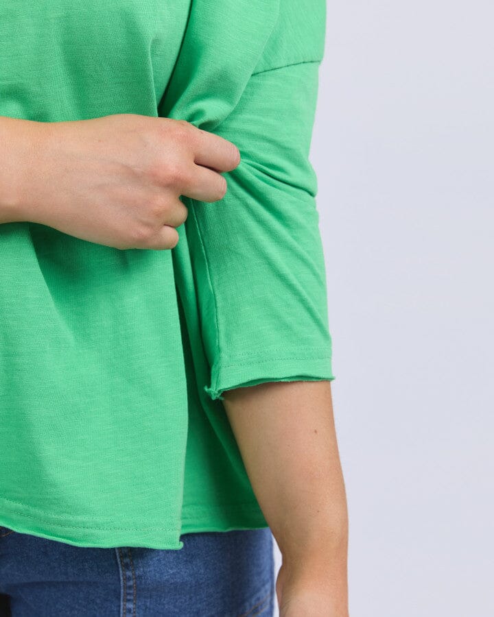 Anya L/S Tee - Spring Green