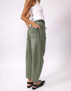 Leo Barrel Jean / Khaki