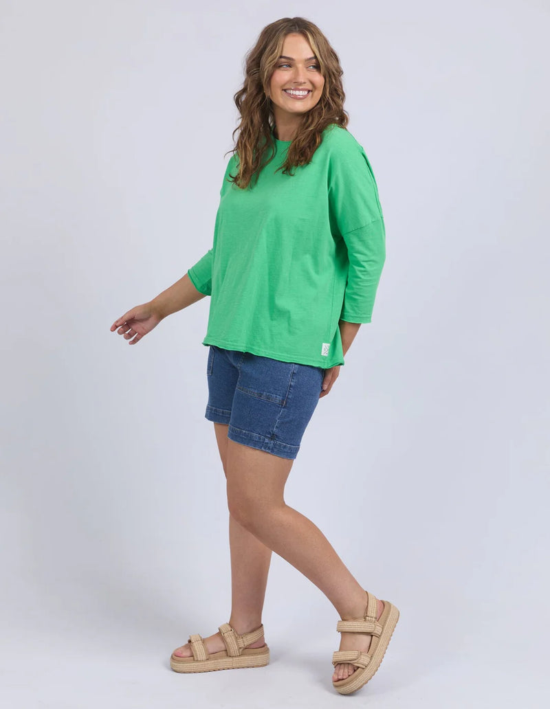 Anya L/S Tee - Spring Green