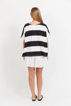 Jardin Stripe TShirt - Black
