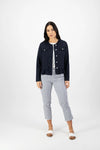 Jacket with Frill Hem - Ink