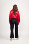 Wide Leg Ankle Grazer Jean / Ink Denim