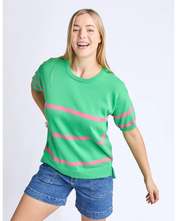 Sage S/S Knit / Spring Green