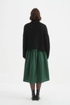 Zip Collar Cardigan - Black