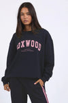 Interval Crew - Navy with Neon Pink