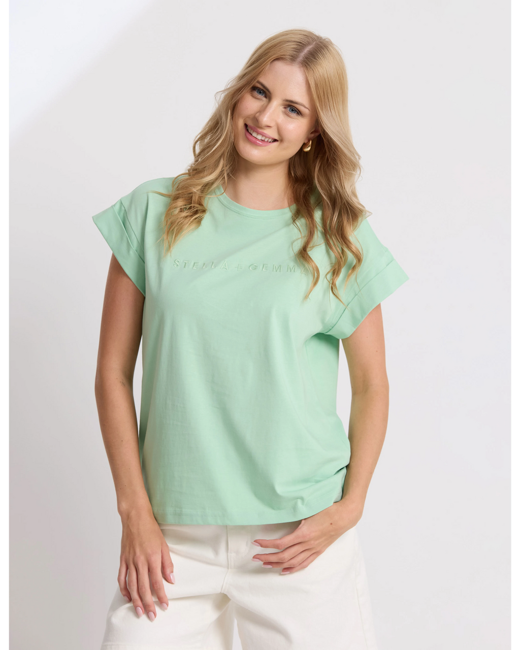 Cuff Tee - Snifter Green