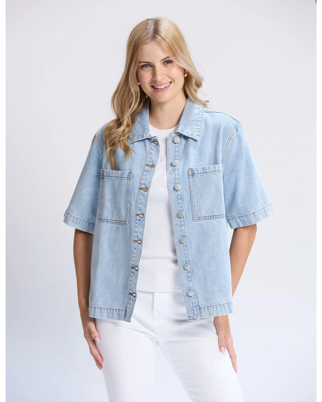 Dillion Shirt - Light Wash
