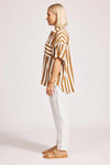 Treville Stripe Shirt - Caramel