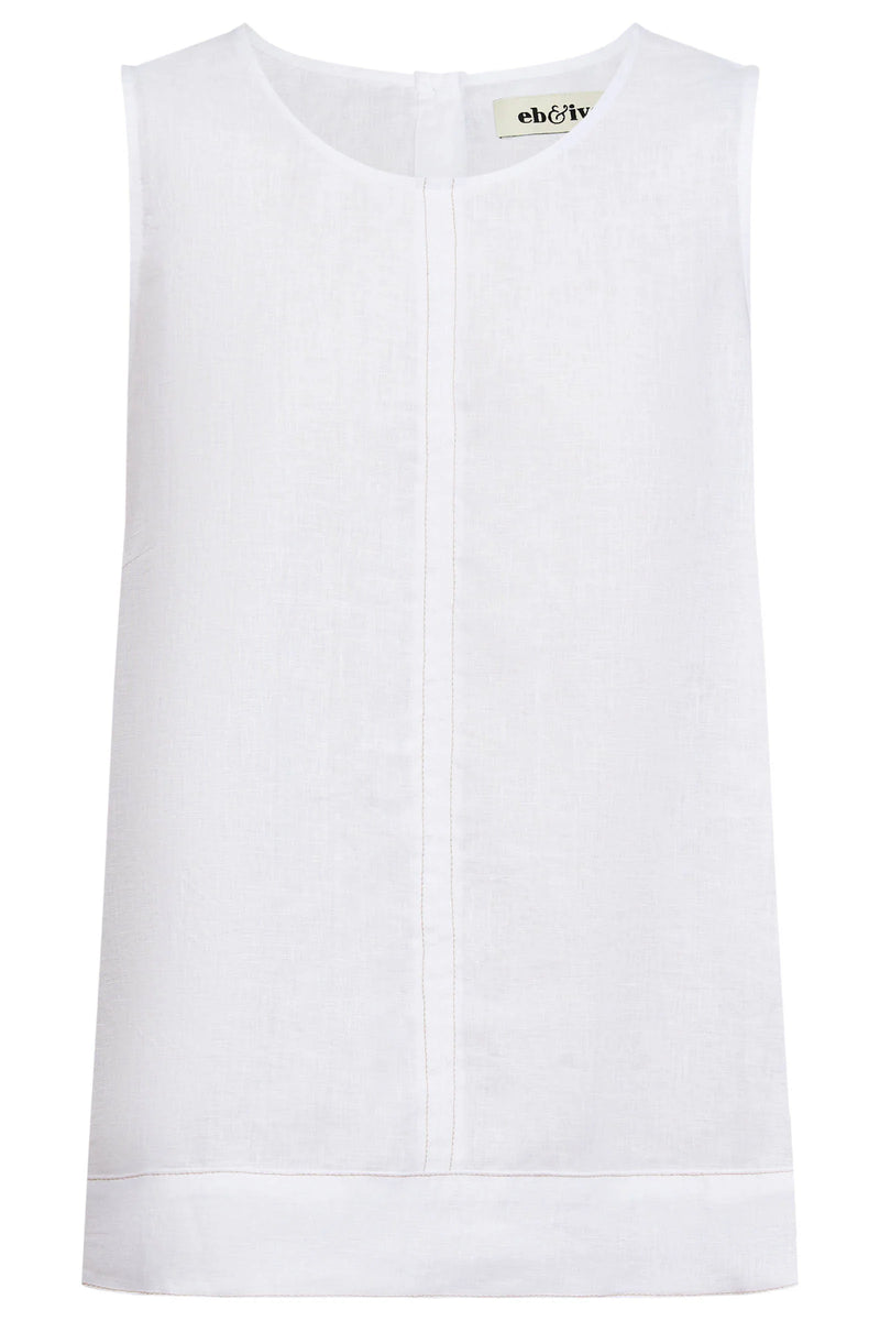 Miramar Tank Top - White