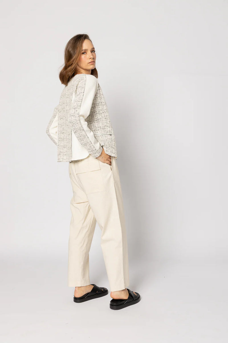 Jack-Car Jacket - Ivory Combo