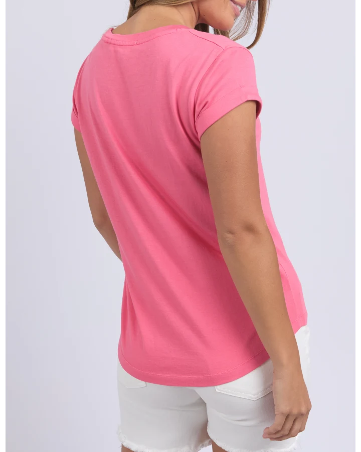 Manly Tee / Hot Pink