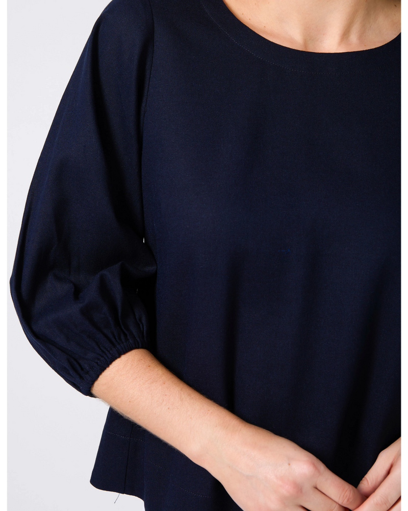 Ursula Blouse - Hampton Blue