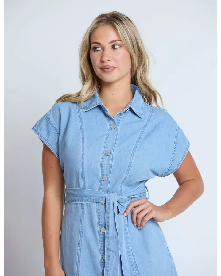 Duke Dress / Light Wash