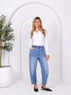 Leo Barrel Jeans / Blue