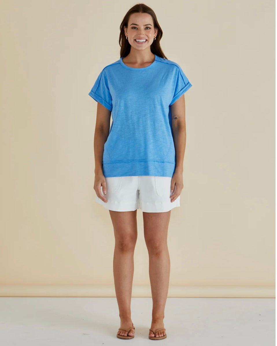 Shirley Short Sleeve Tee / Blue