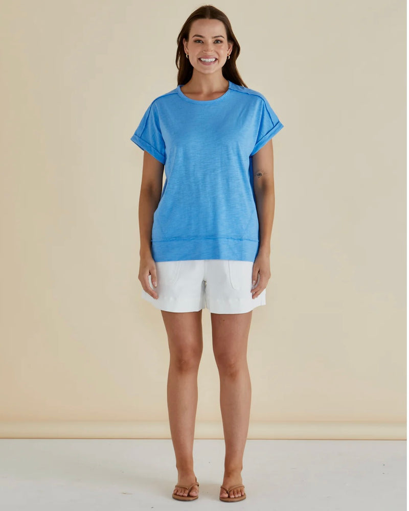 Shirley Short Sleeve Tee / Blue