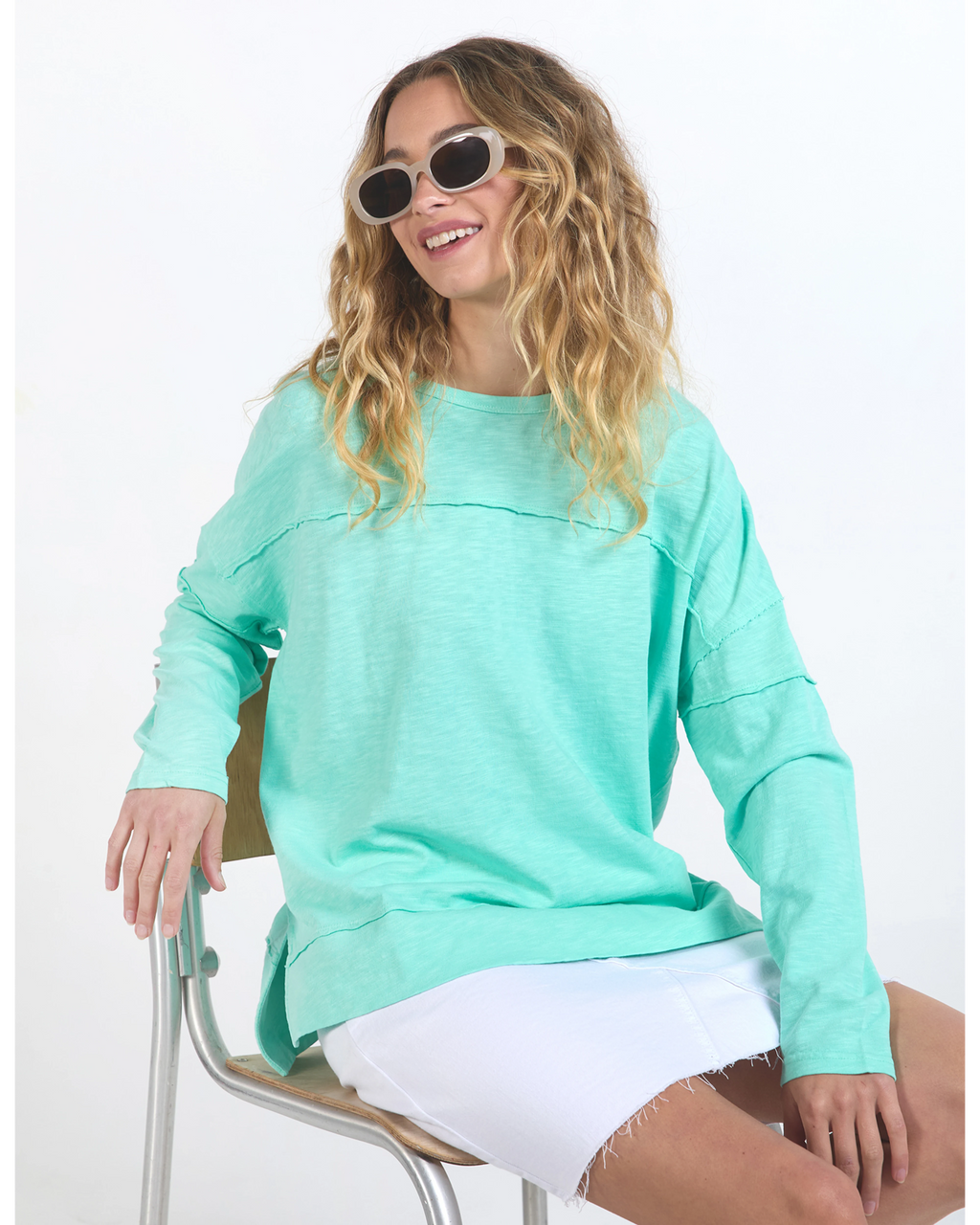 Jayne Throw on / Neon Mint
